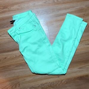 Light green jeans